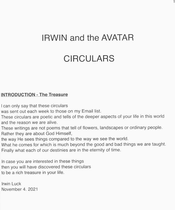 Irwin and the Avatar Circulars