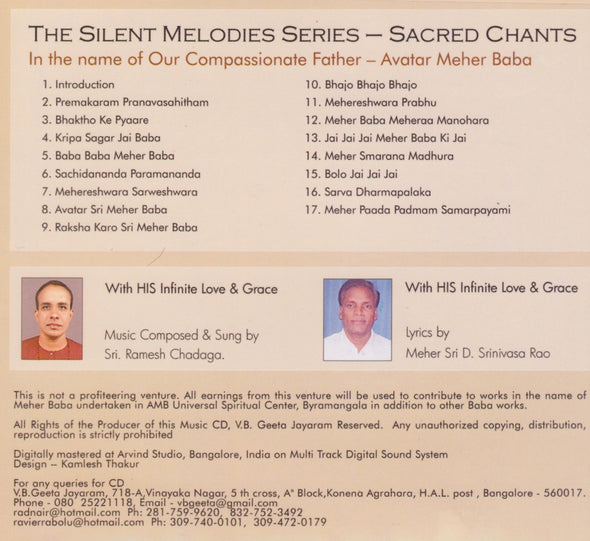 Silent Melody Series Sacred Chants