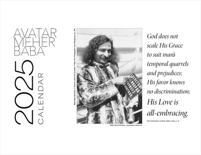 Avatar Meher Baba Calendar 2025