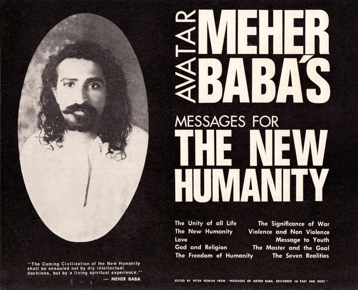 Avatar Meher Baba's Messages For The New Humanity – Meher Baba Books