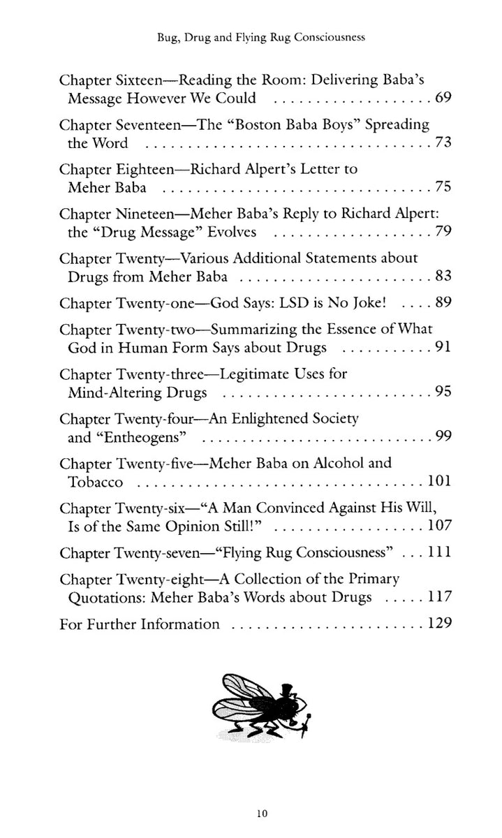 Bug, Drug, and Flying Rug Consciousness – Meher Baba Books