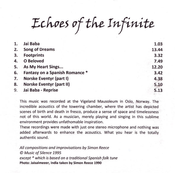 Echoes of the Infinite