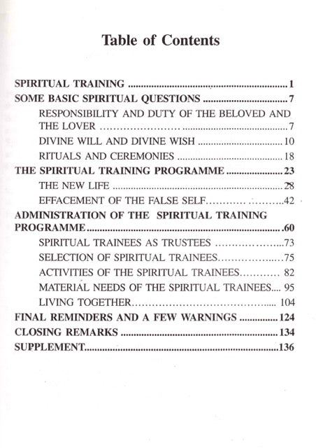 The Spiritual Training Programme by Bhau Kalchuri
