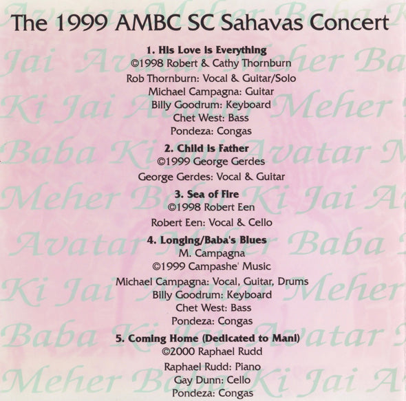 The 1999 AMBCSC Sahavas Concert