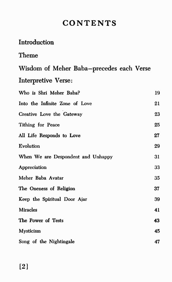 The Wisdom of Meher Baba
