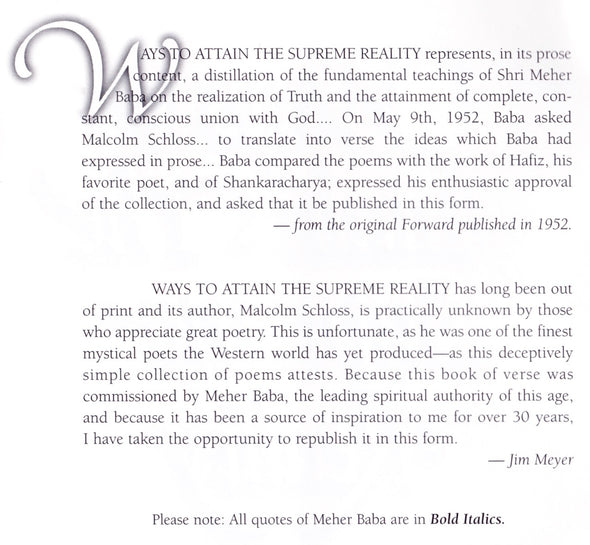 Ways to Attain the Supreme Reality
